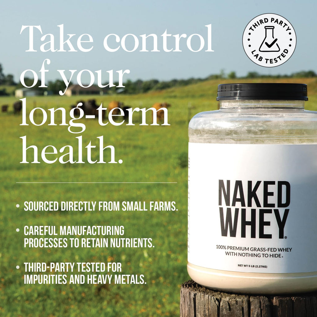 Grass Fed Whey Protein Vanilla 3 Ingredients 24 Servings