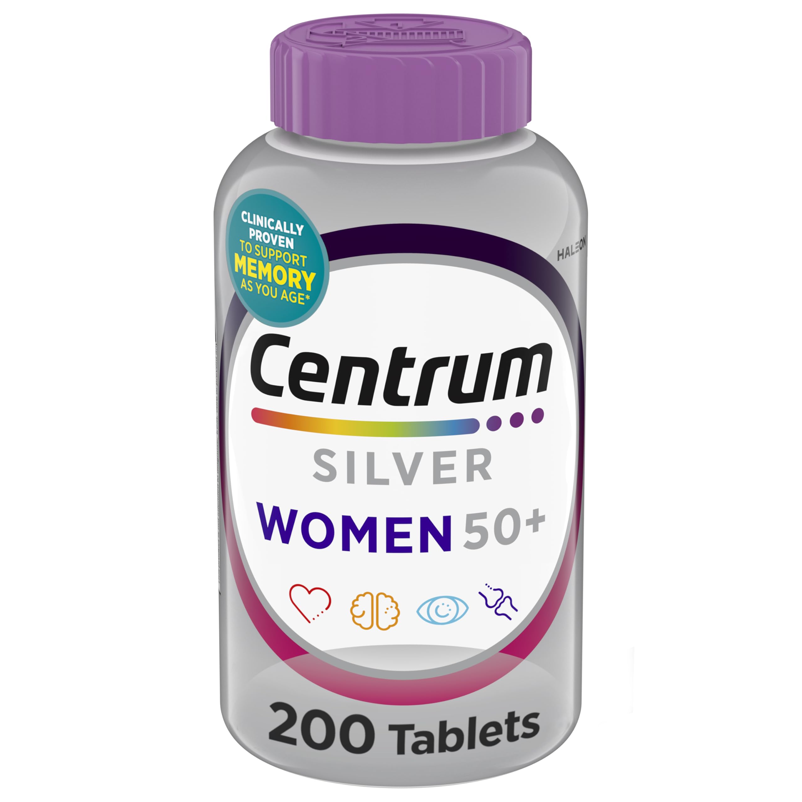 50+ Multivitamin with D3 & B Vitamins – 200 Tablets