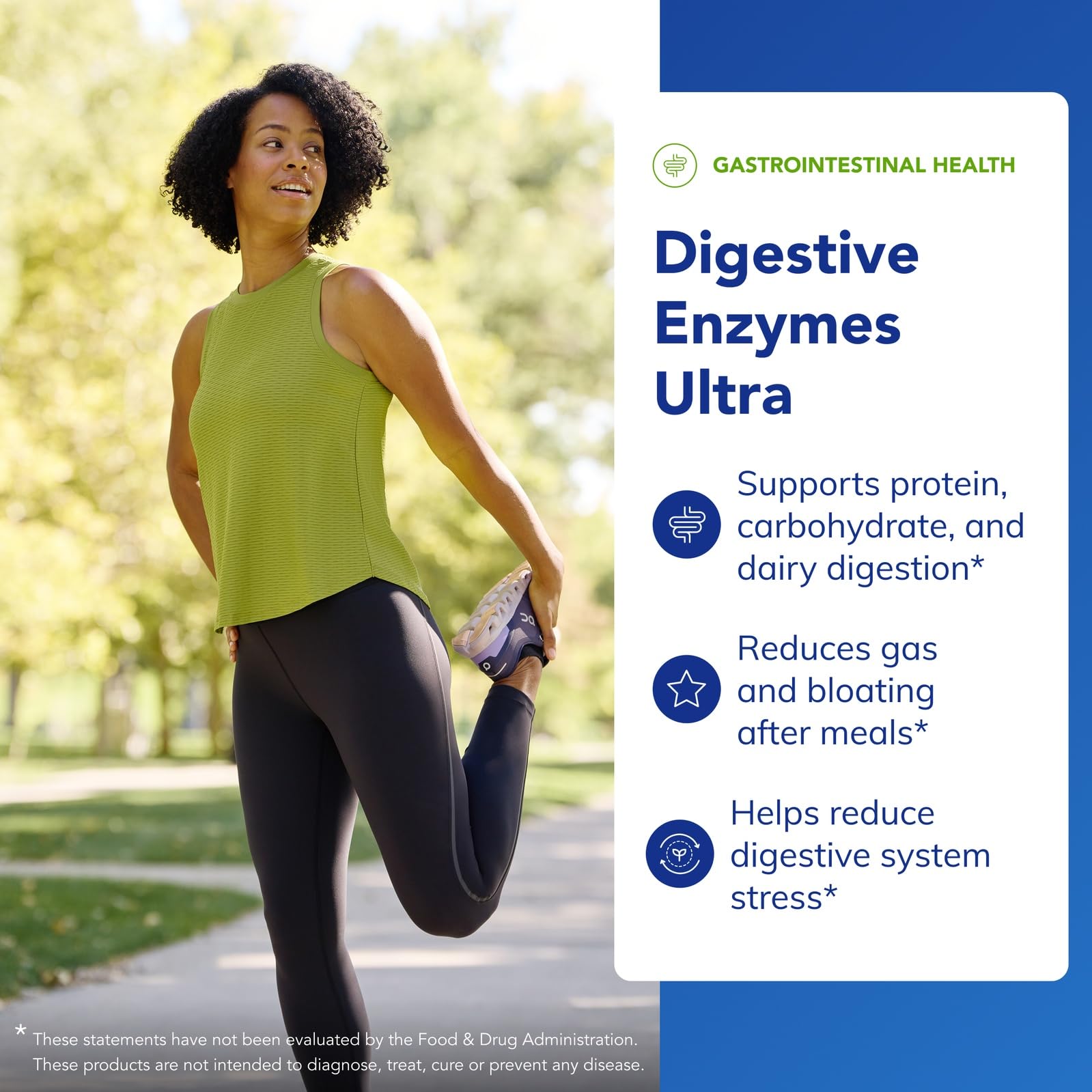 Digestive Enzymes Supplement – Protein & Carb Support, 90 Caps