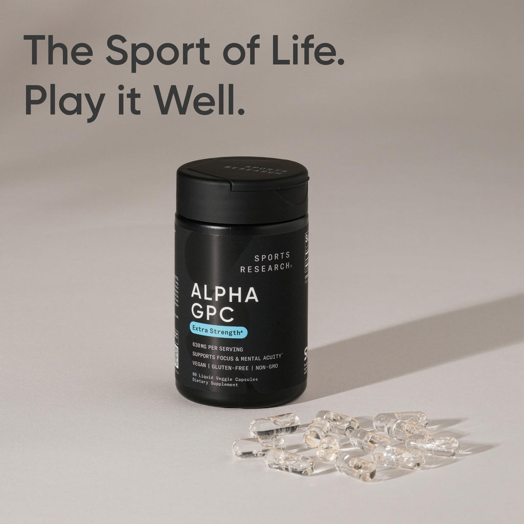 Alpha GPC 630mg Capsules for Focus, Memory & Cognitive Support Vegan