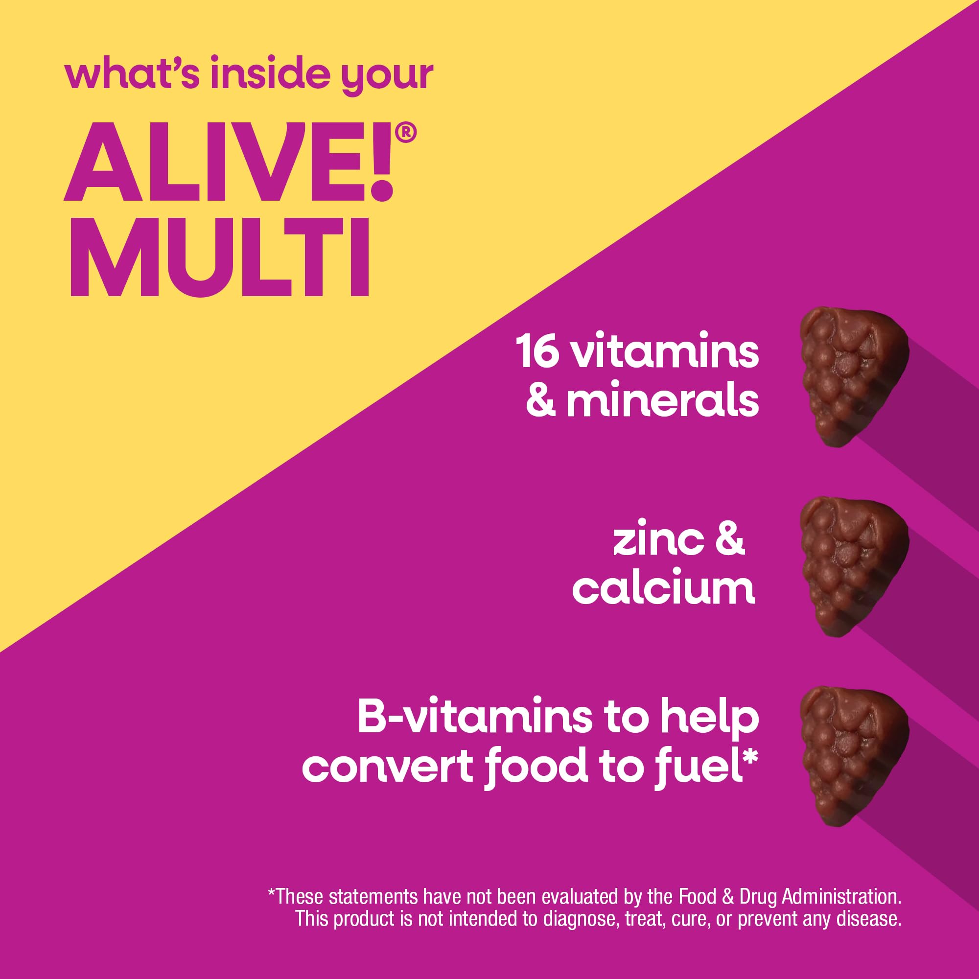 Women’s 50+ Multivitamin Gummies B Vitamins D3 130 Count