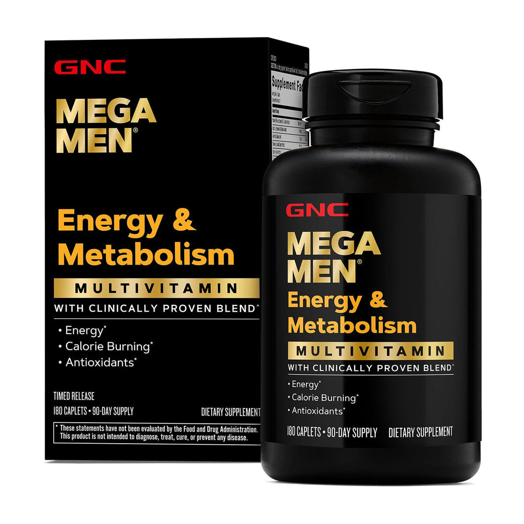 Men’s Multivitamin Energy Metabolism Support 180 Count