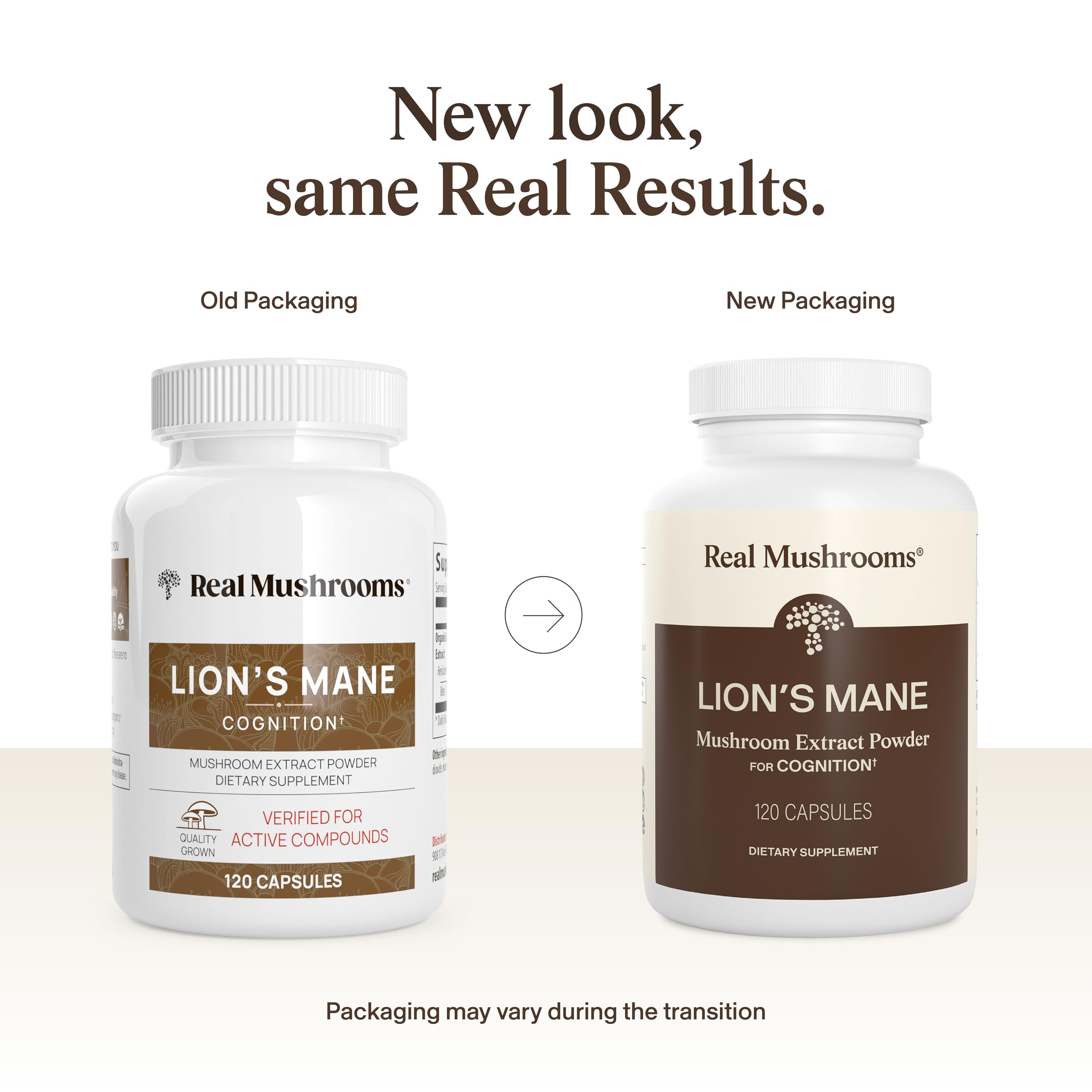 Lion’s Mane Mushroom Capsules for Cognition, Focus & Brain Support 120 Ct