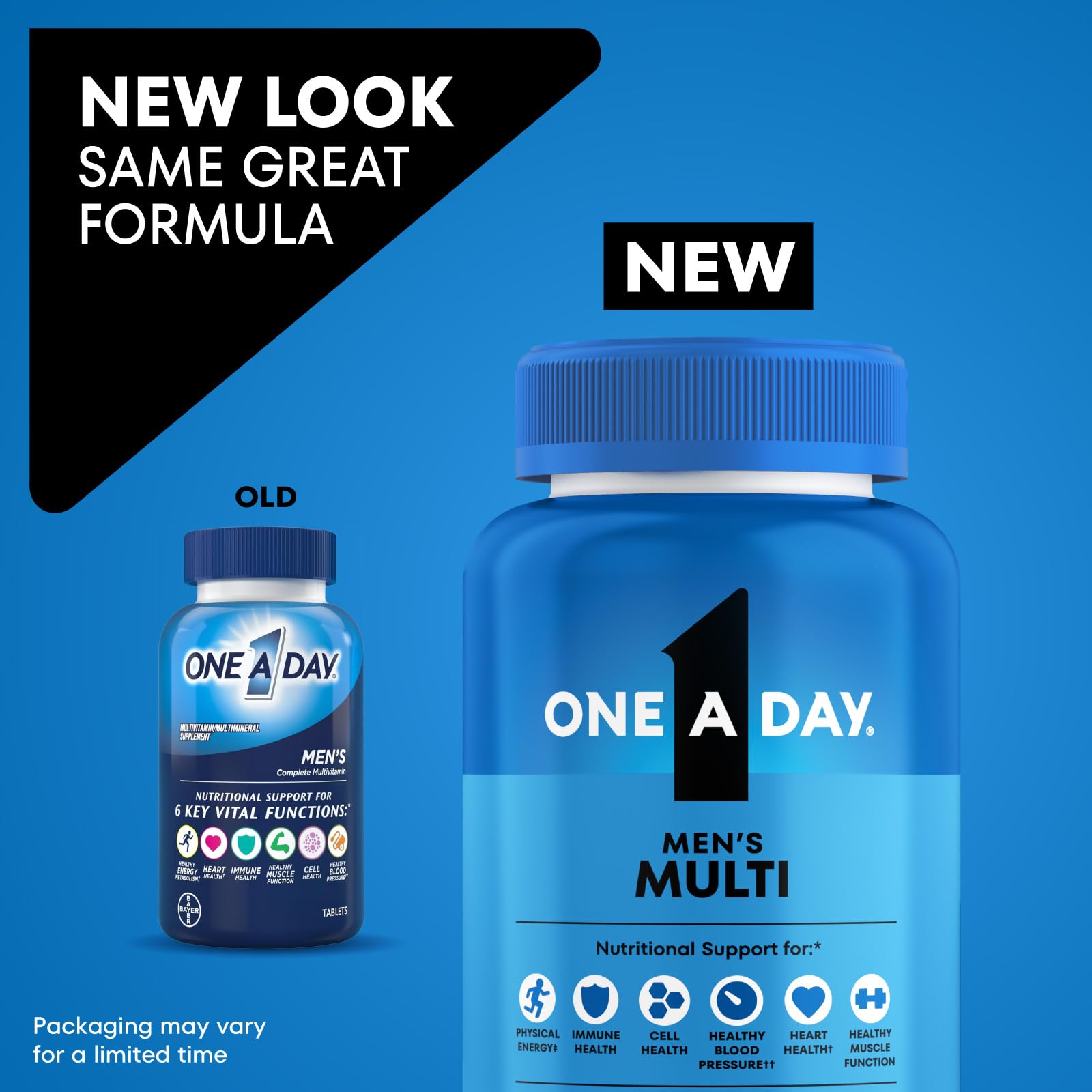 Men’s Multivitamin with Vitamin D Zinc B Vitamins 200 Count