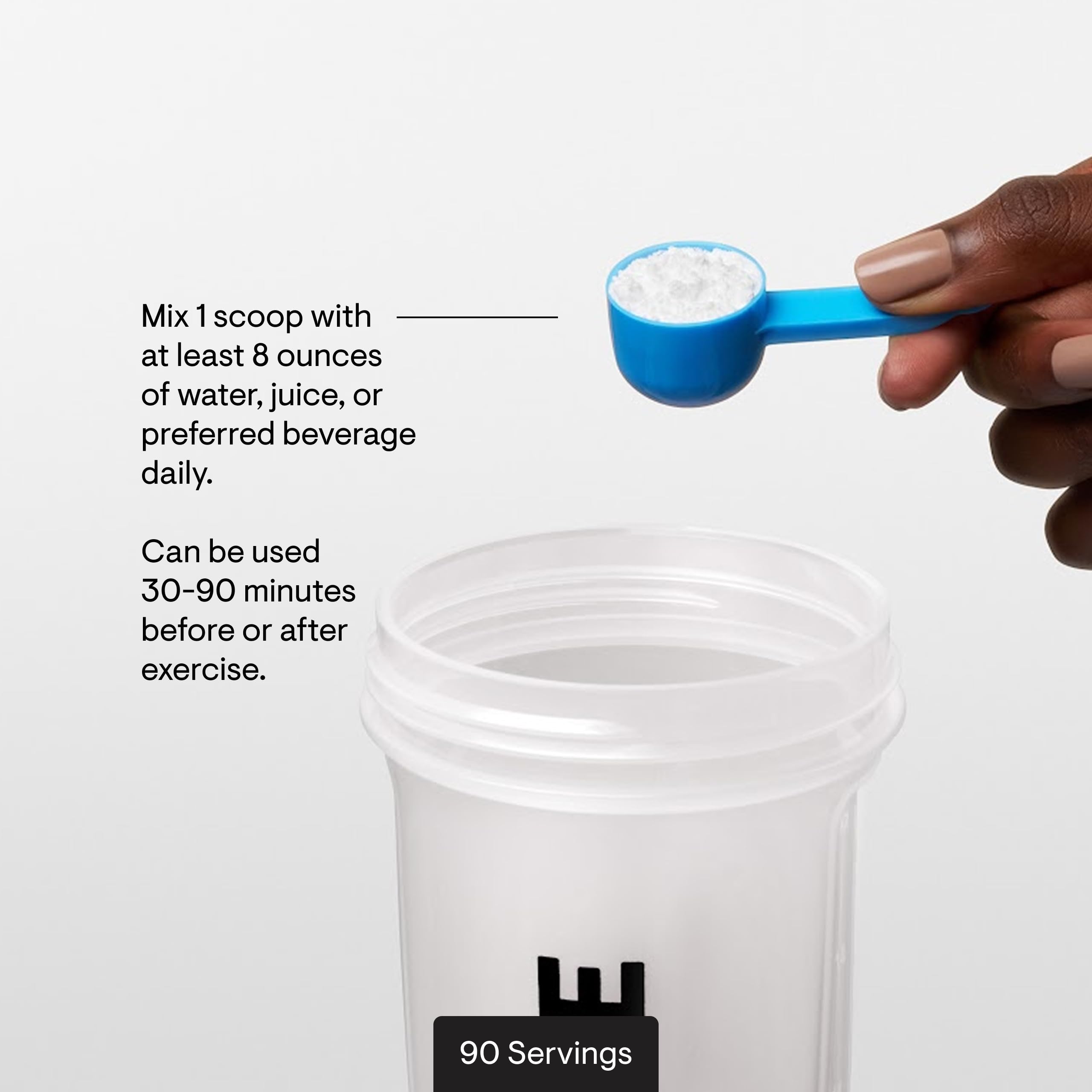 Micronized Creatine Monohydrate Powder – Muscle Support, 90 Servings