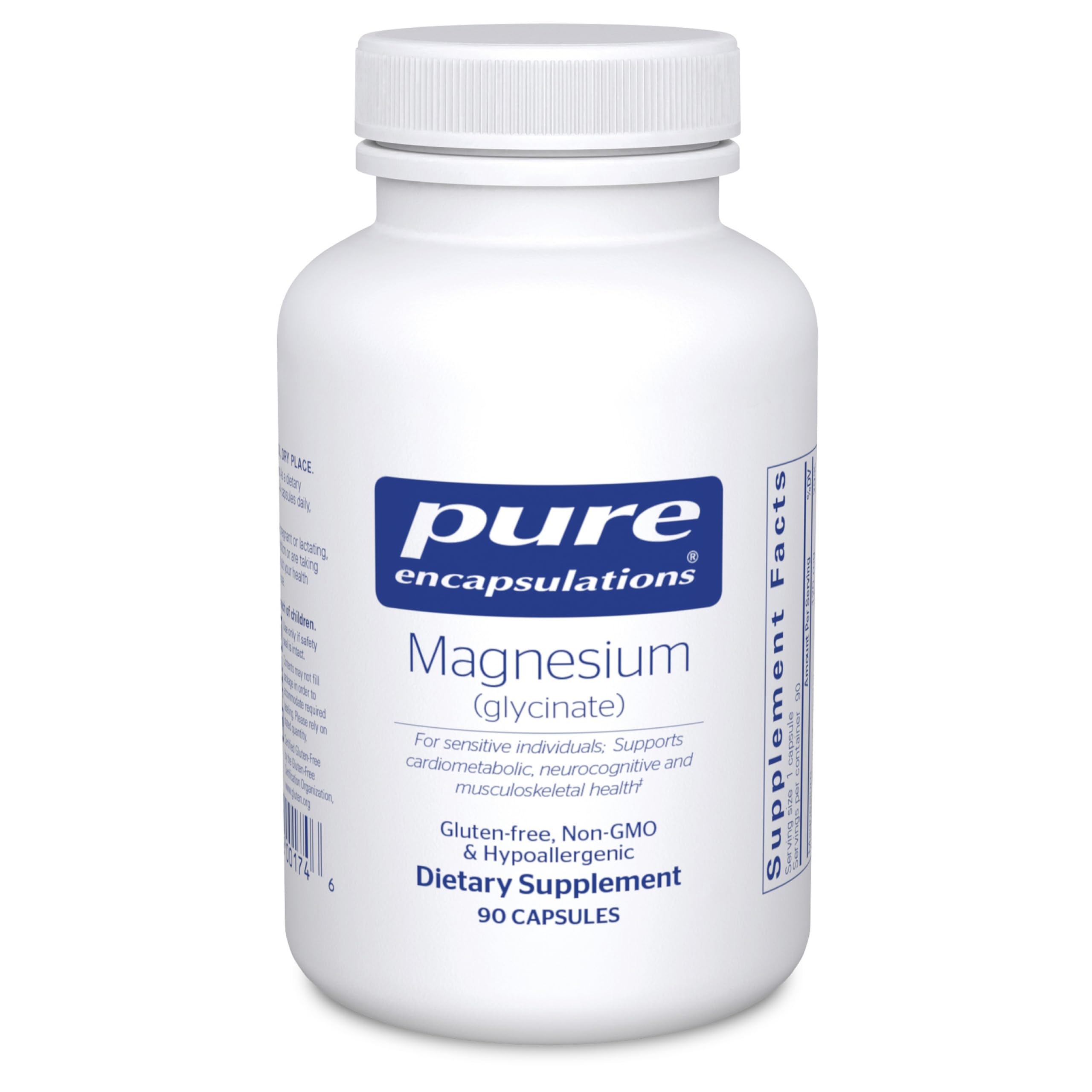 Magnesium Glycinate Supplement – Sleep & Stress Support, 90 Caps