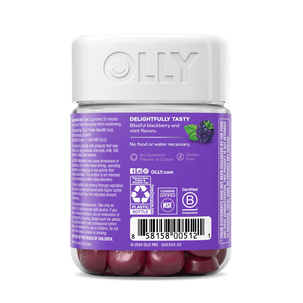 Melatonin Sleep Gummies with L-Theanine & Chamomile – 50 Count
