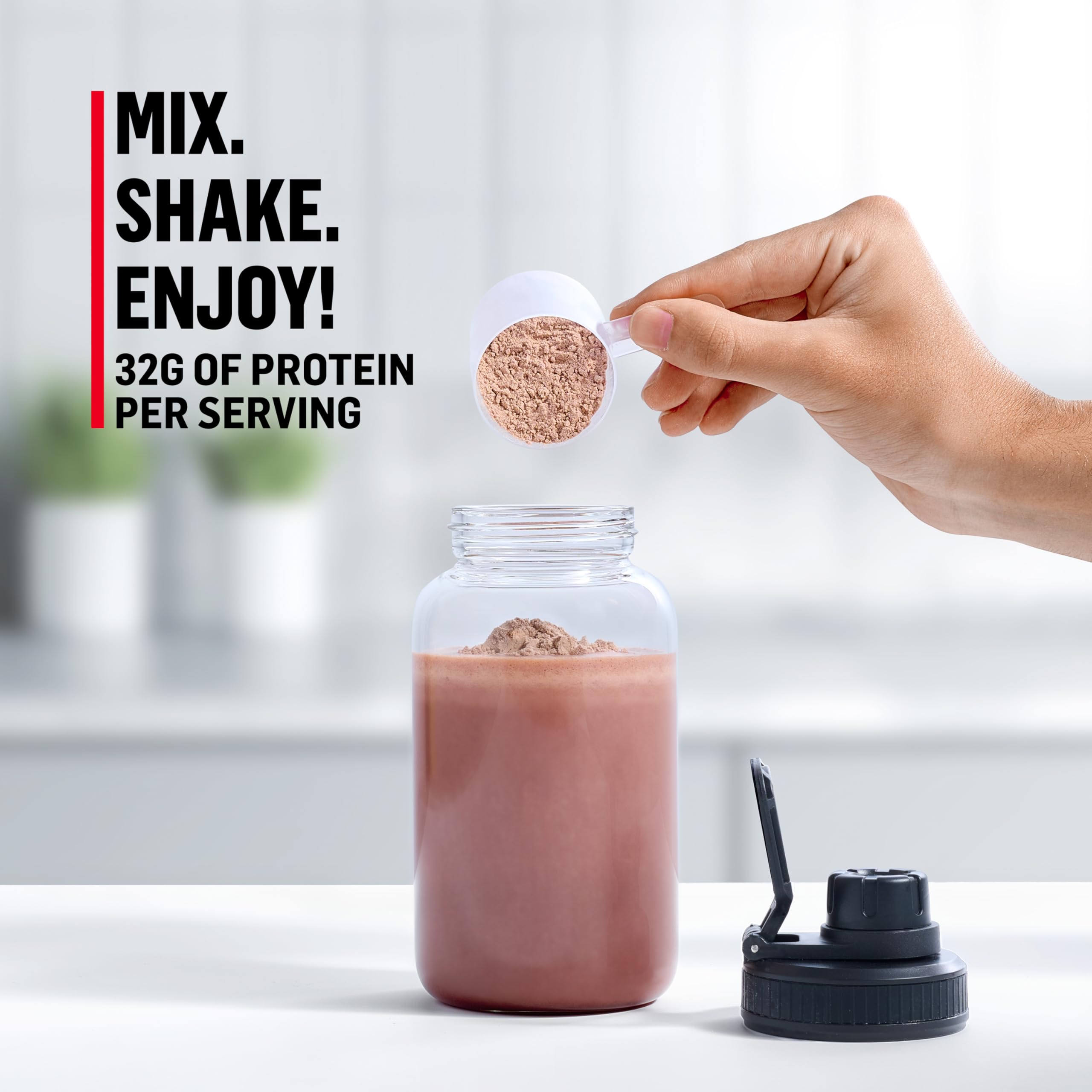 Chocolate Protein Powder 32g Protein Low Sugar 4.94 lb