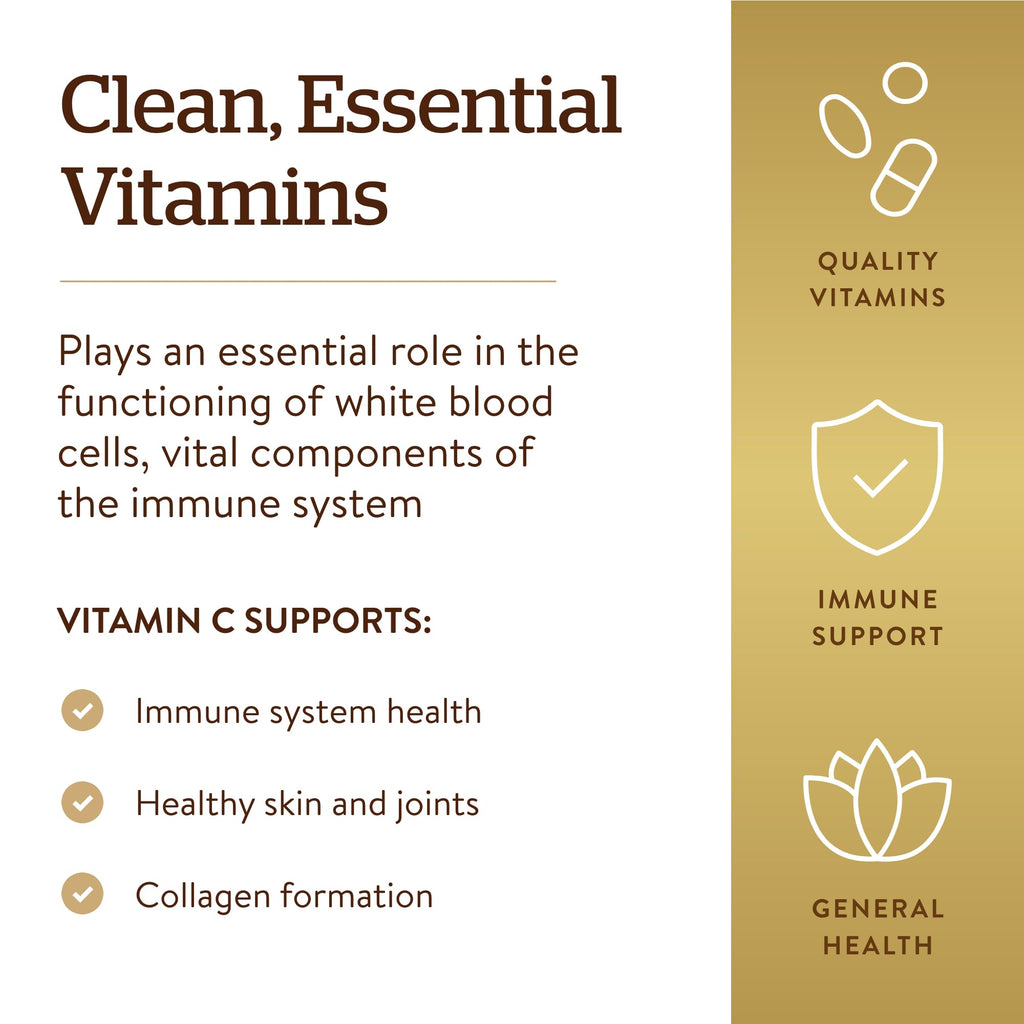 Vitamin C 1000mg Capsules with Bioflavonoids for Immune & Skin Support 250 Ct