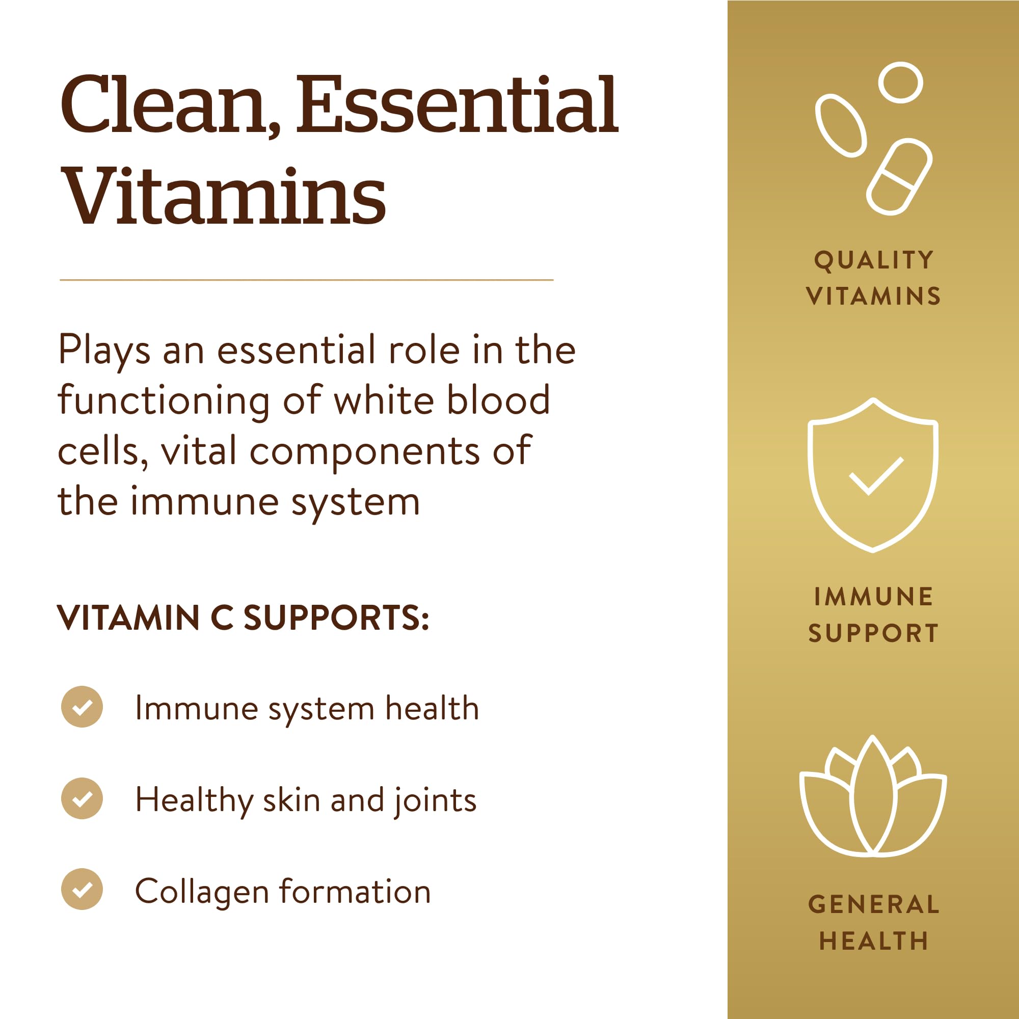 Vitamin C 1000mg Capsules with Bioflavonoids for Immune & Skin Support 250 Ct
