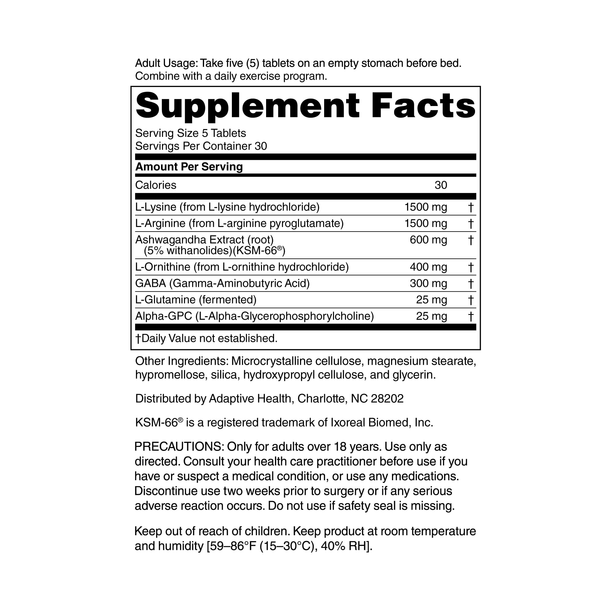 HGH Booster Supplement for Men – Energy, Sleep & Recovery, 150 Ct