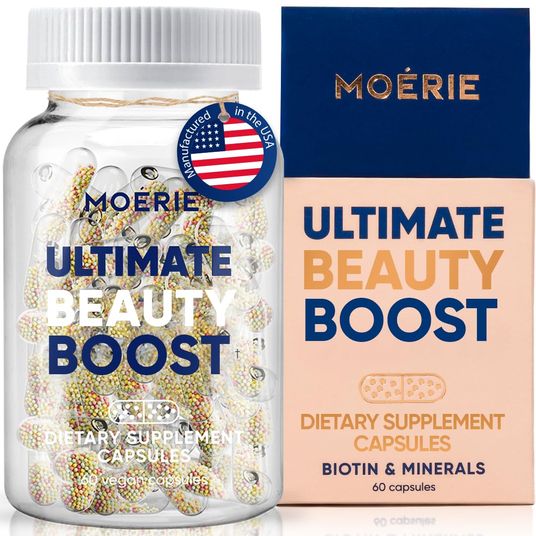 Ultimate Hair Growth Vitamins Biotin Minerals 60 Capsules