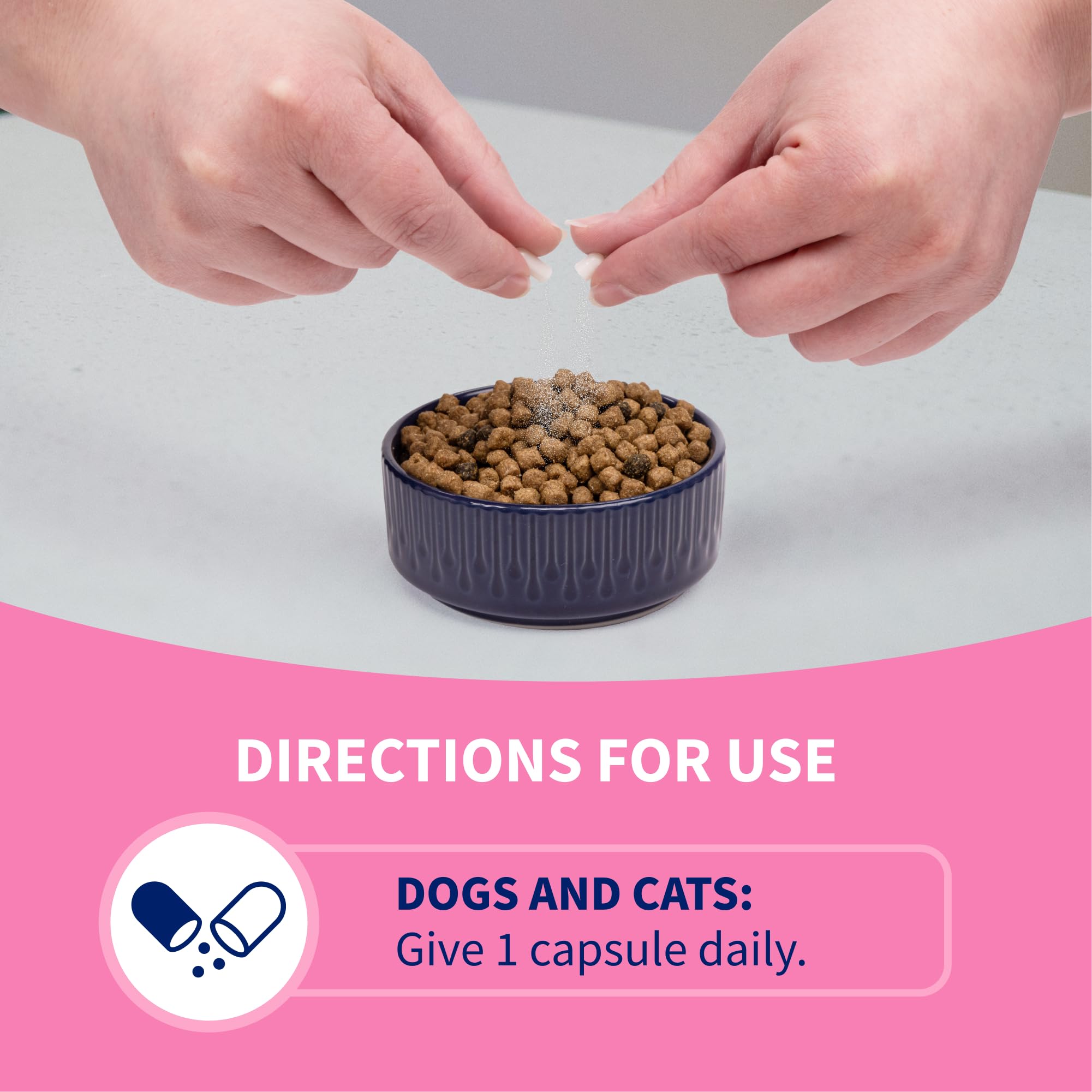 Multi-Strain Probiotic Capsules for Dogs & Cats – 30ct