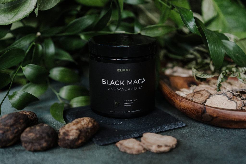 Black Maca Root & Ashwagandha Capsules for Energy, Stamina & Hormone Support