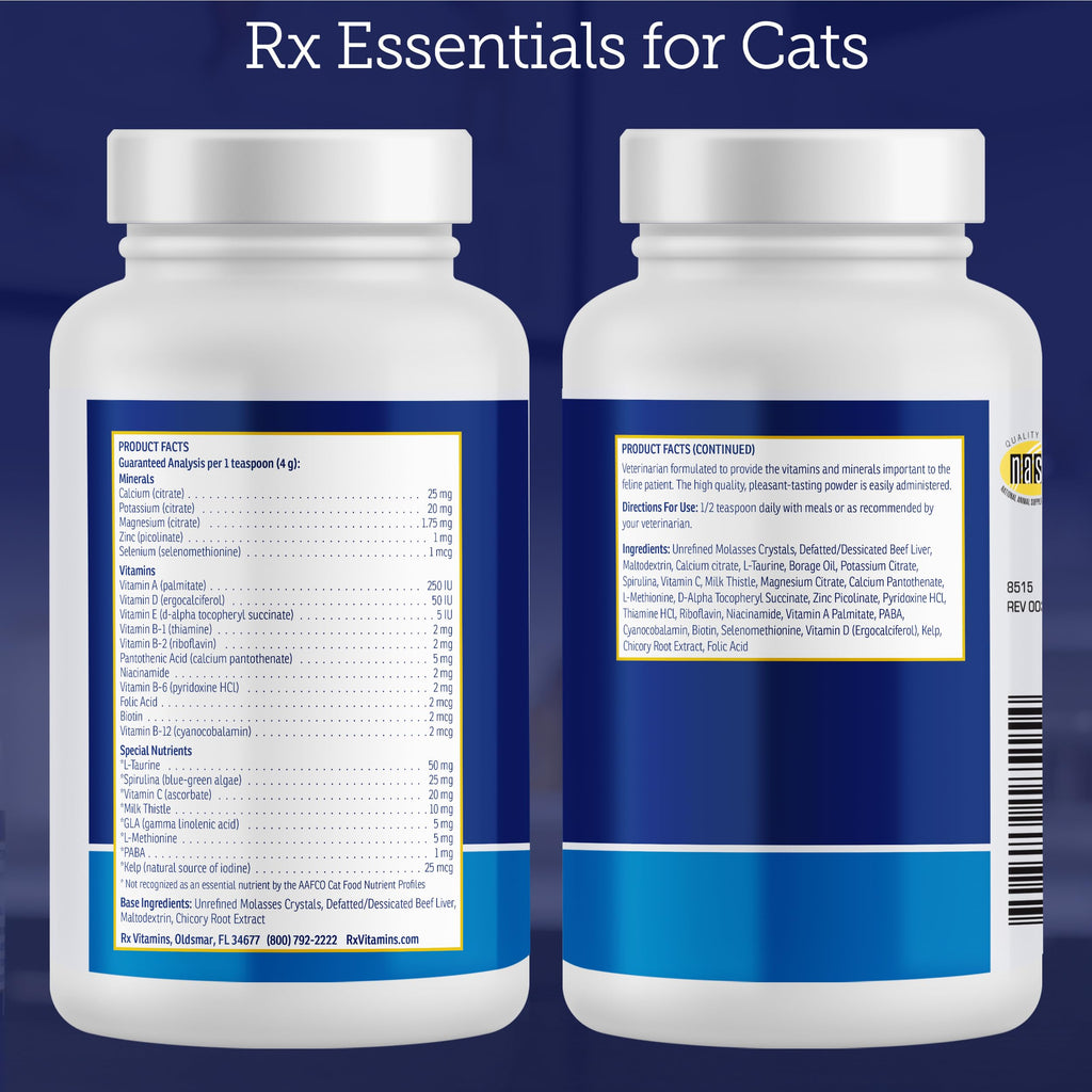 Daily Multivitamin & Mineral Powder for Cats – Immune Support 4oz