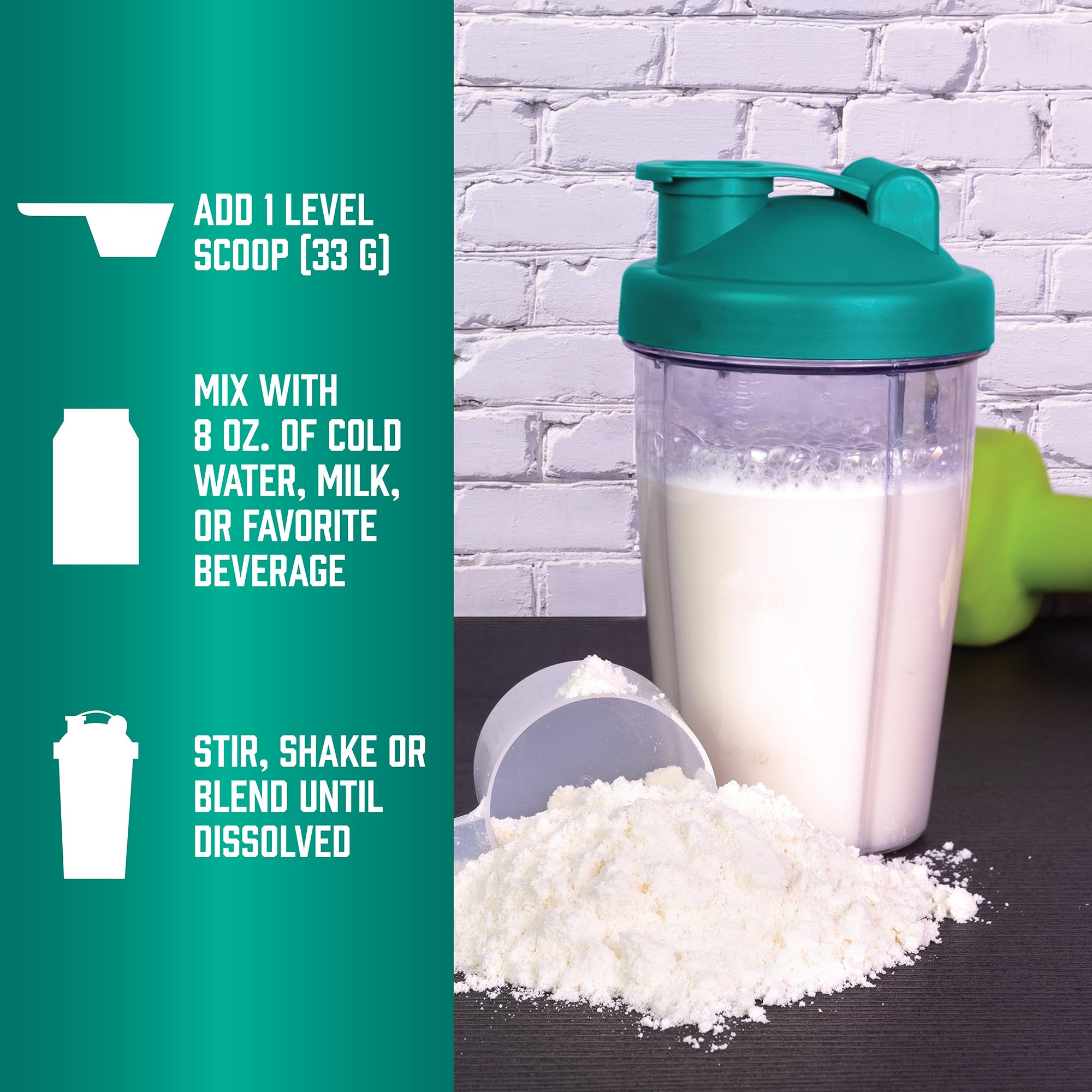 Unflavored Whey Protein Concentrate 24g Protein 5 lb