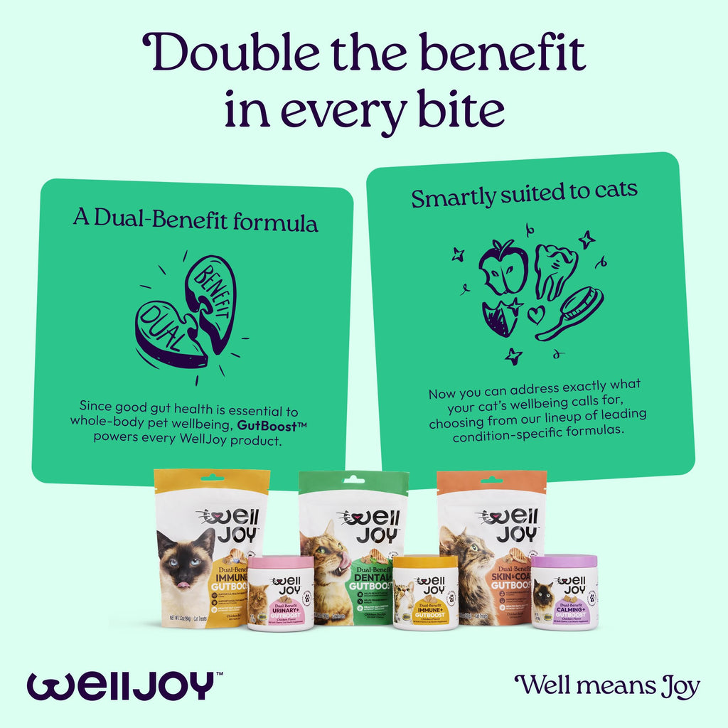 Dental & Gut Support Soft Chews for Cats – Tartar & Breath 120ct