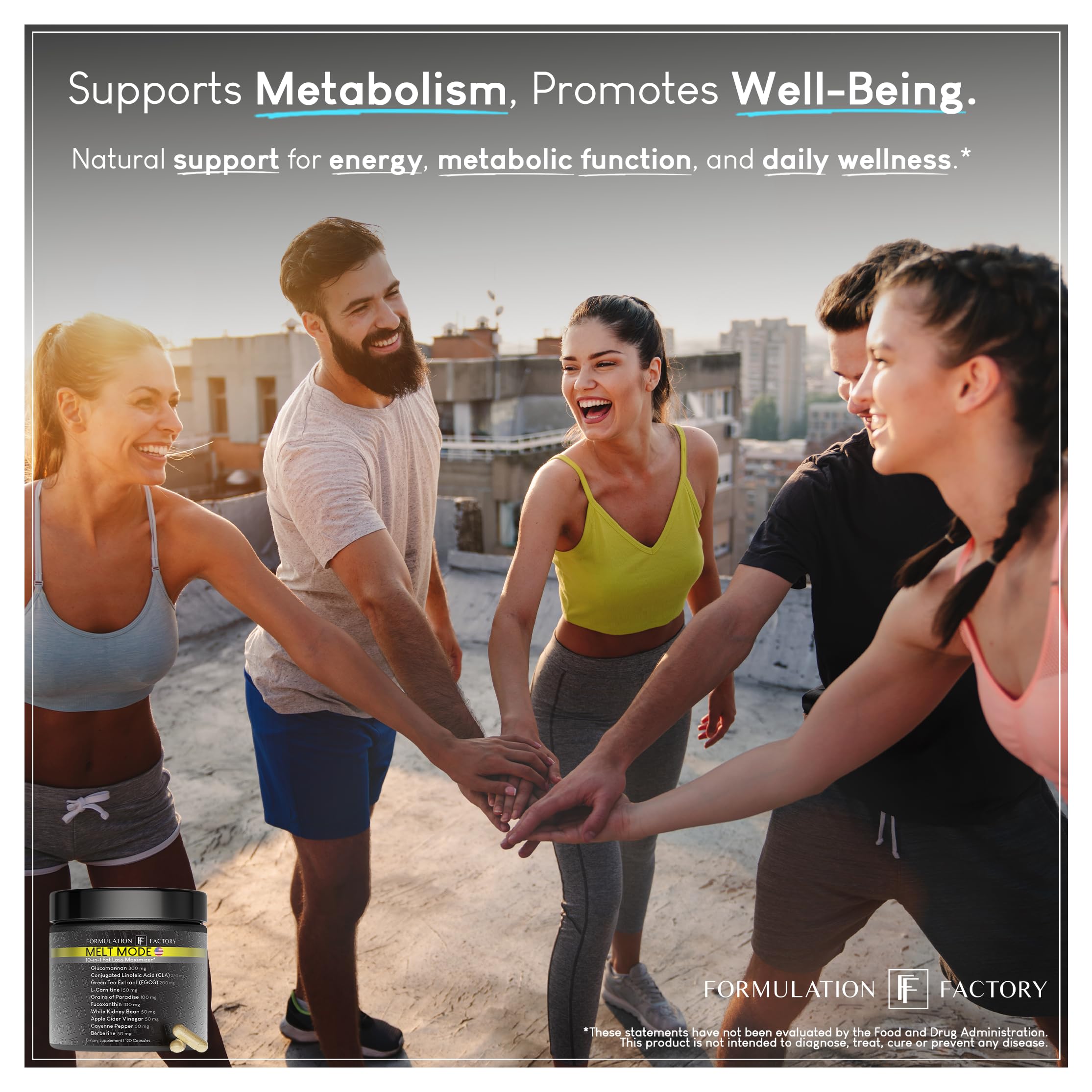 Metabolism Booster with L-Carnitine & Green Tea – 120 Capsules