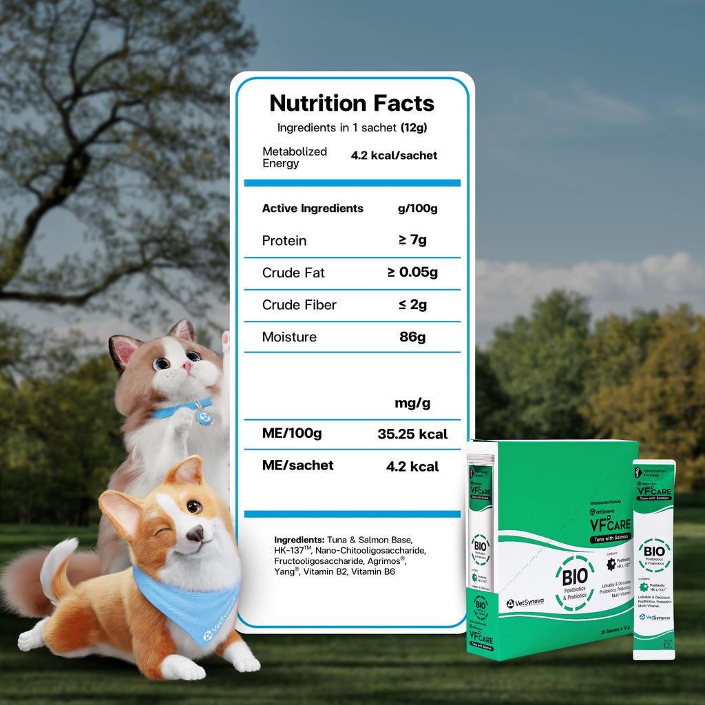 Gut Health Probiotic Paste for Dogs & Cats – Anti-Diarrhea 30 Sachets
