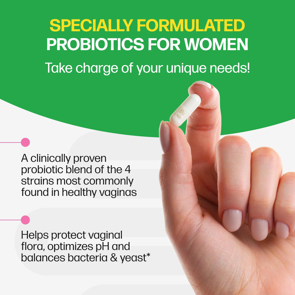 Women’s Probiotic 4-in-1 with Prebiotics – Gut & Vaginal Support