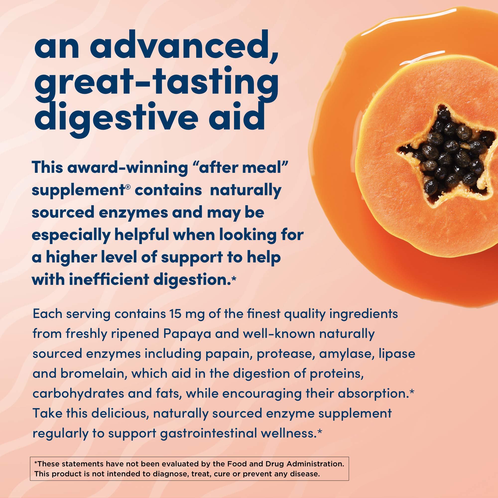 Papaya Enzyme Digestive Supplement – Enzyme Support, 360 Tablets