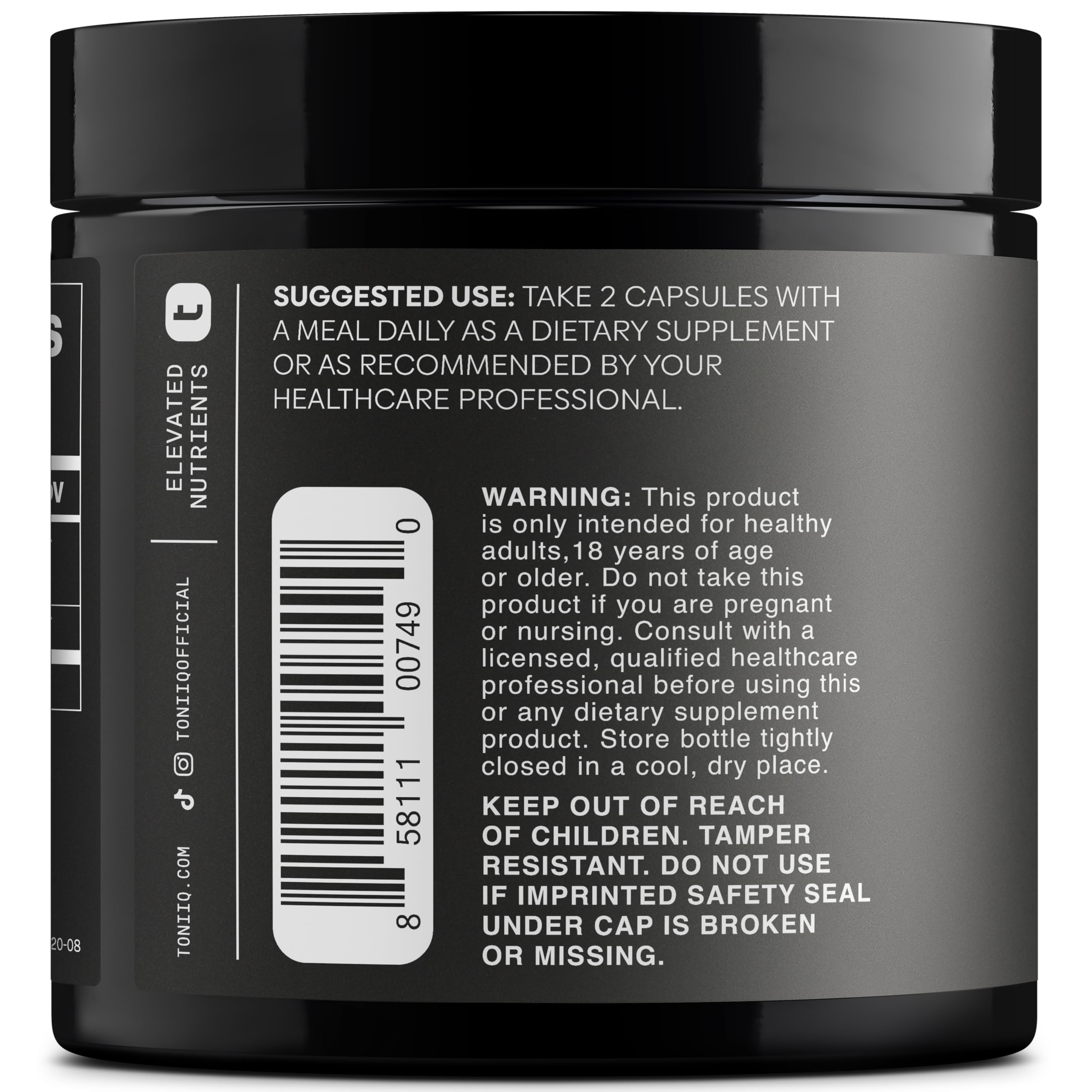 Tribulus Terrestris 1300 mg Capsules – Testosterone & Vitality, 120 Ct