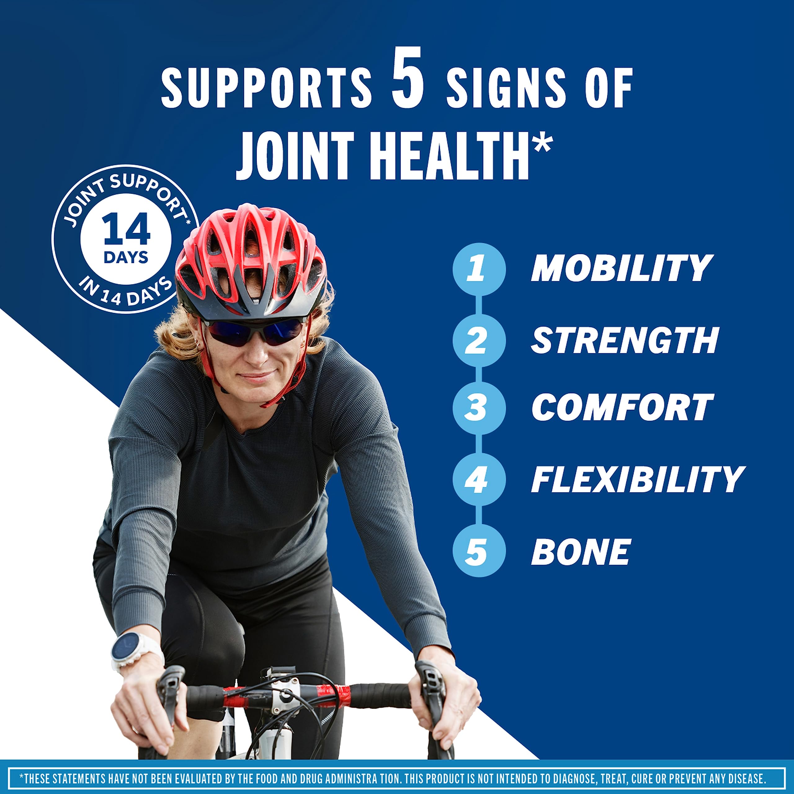 Glucosamine Chondroitin MSM with Vitamin D3 for Joint & Bone Support 120 Ct