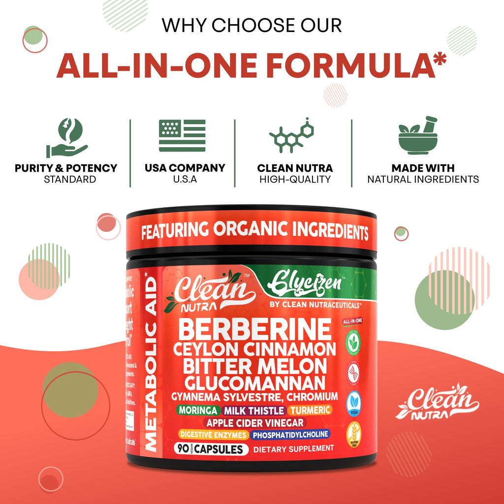 Berberine & Cinnamon Complex – Metabolism & Blood Sugar Support