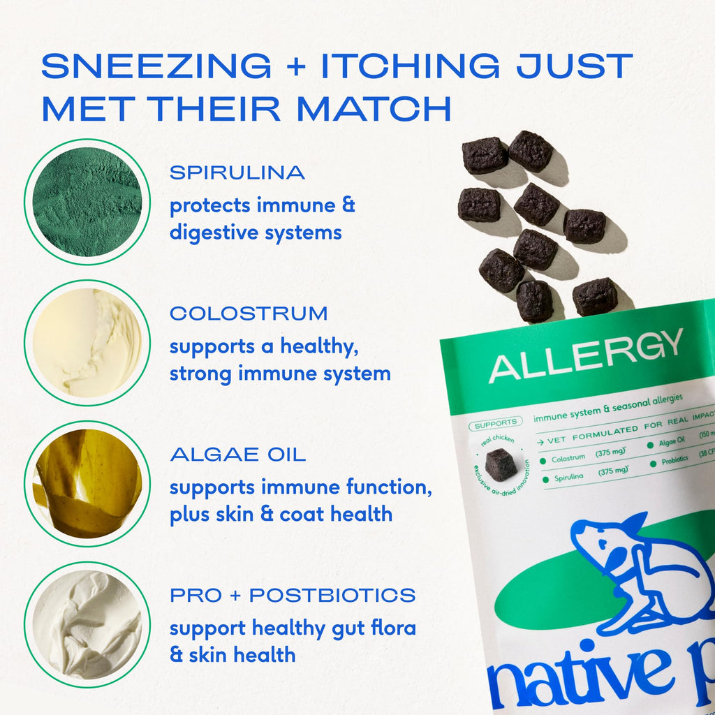 Dog Allergy Chews for Small Breeds | 30-Day Supply