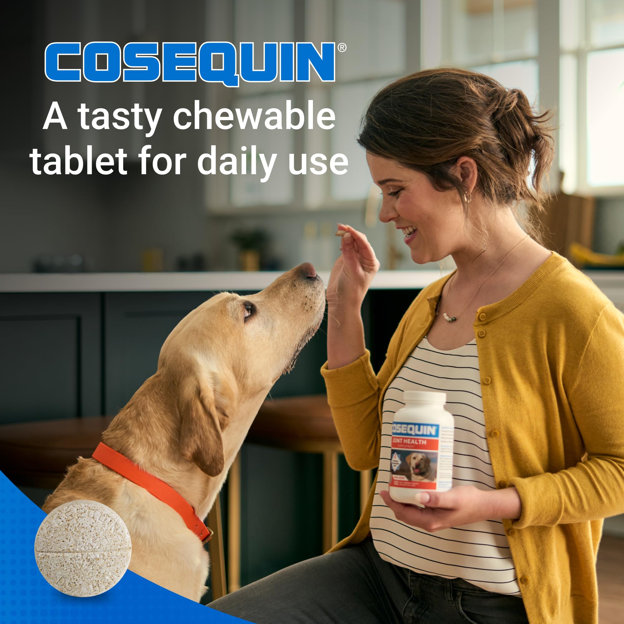 Joint Chewable Tablets for Dogs – Glucosamine, Chondroitin & MSM 132ct