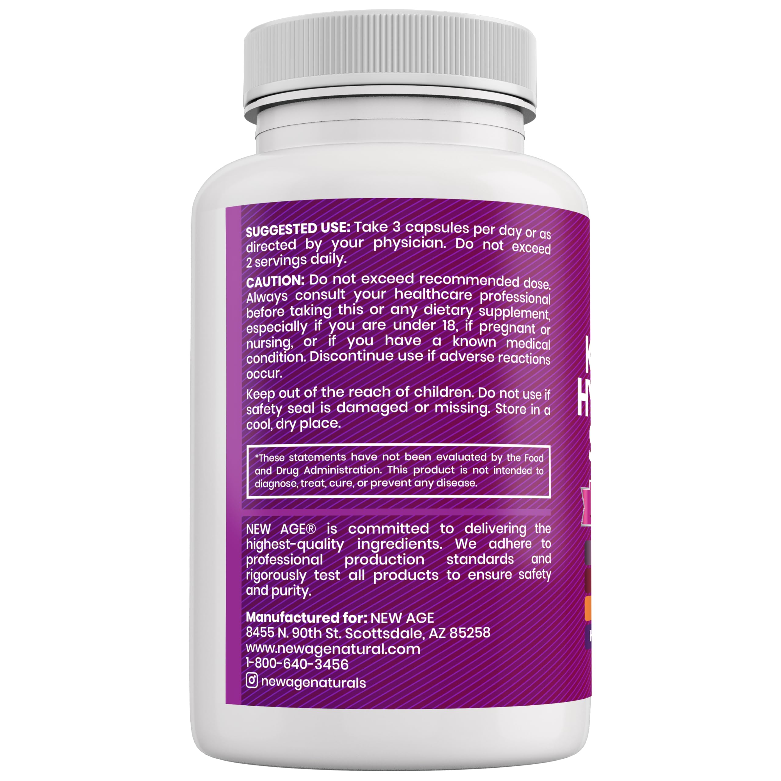 Hair Skin Nails Vitamins Collagen Biotin Keratin 90 Count