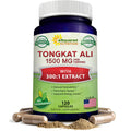 Tongkat Ali 1500mg Capsules for Testosterone, Energy & Performance Support 120 Ct
