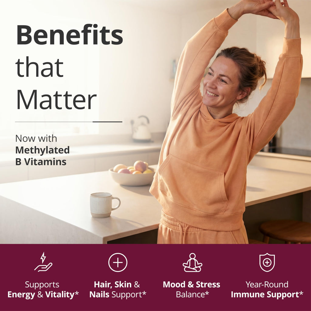 Women’s Multivitamin Methylated Chelated Energy Support 60 Capsules