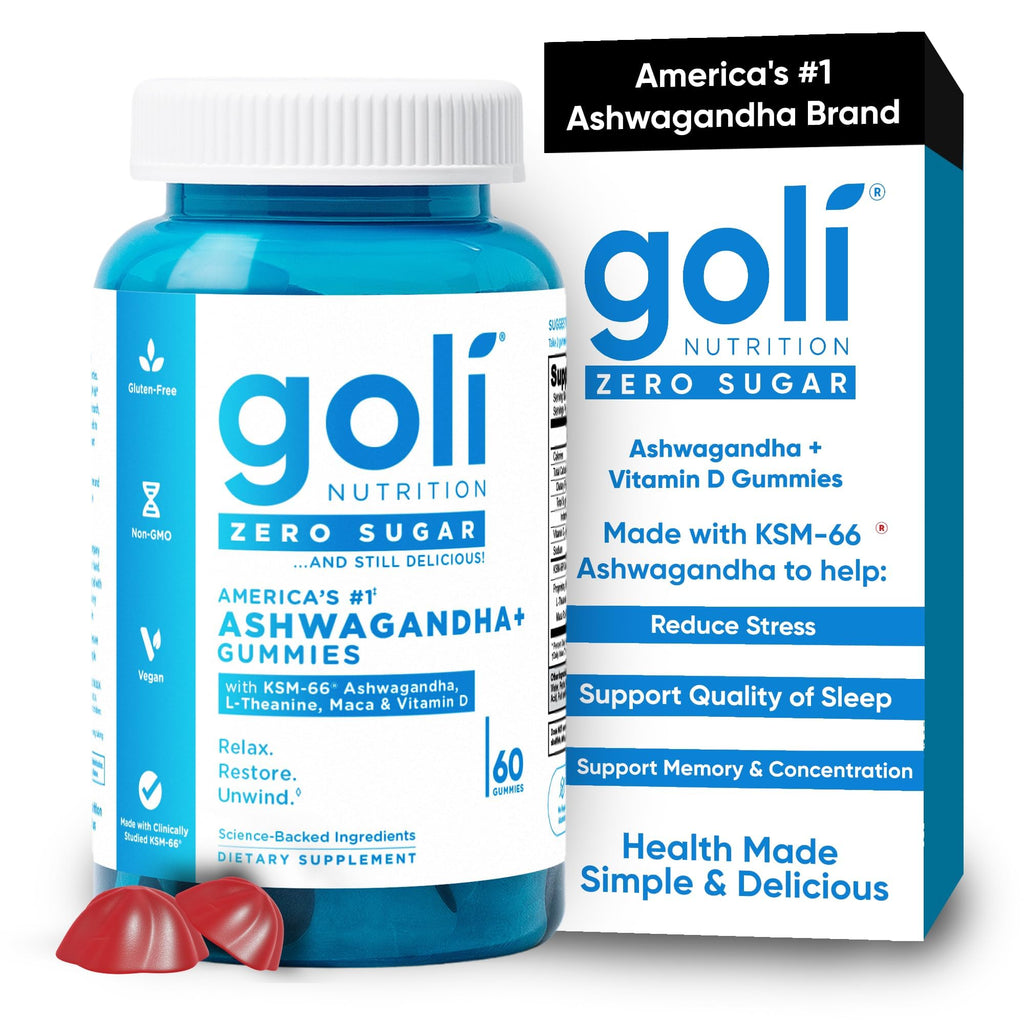 Ashwagandha Gummies KSM-66 for Stress, Mood & Relaxation Support Sugar Free