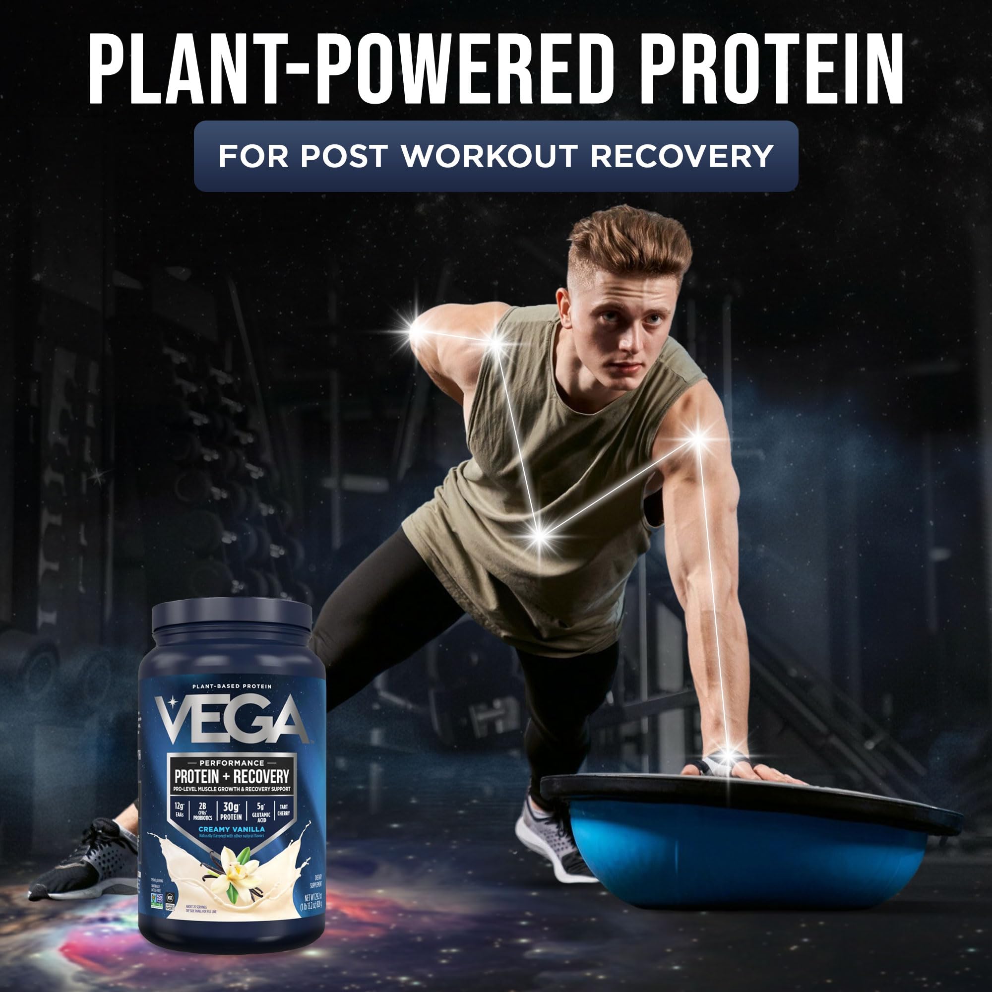 Vanilla Plant-Based Sport Protein Powder 30g