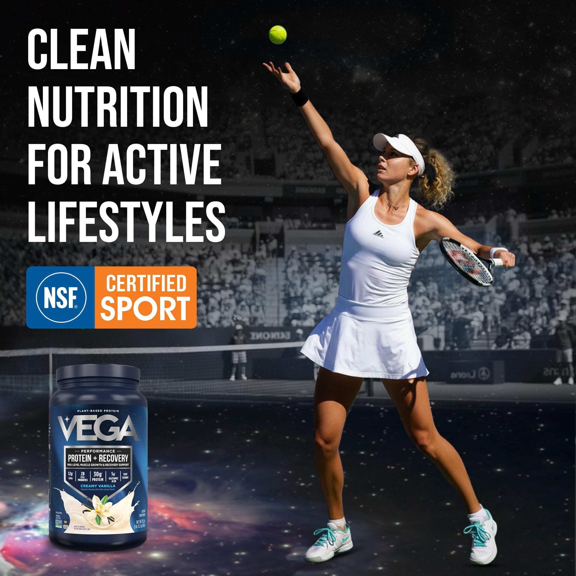 Vanilla Plant-Based Sport Protein Powder 30g
