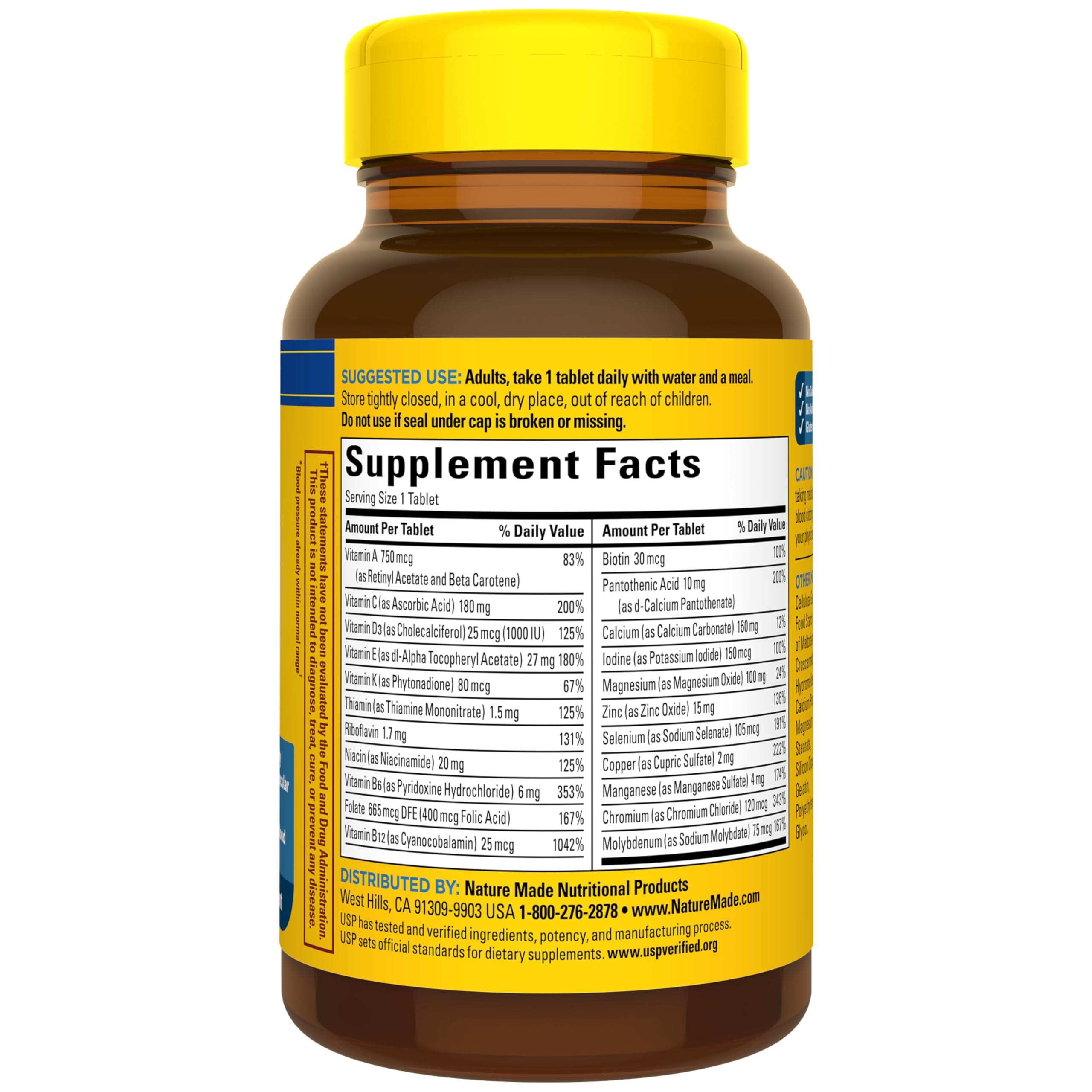 Men’s 50+ Multivitamin Daily Support 90 Tablets