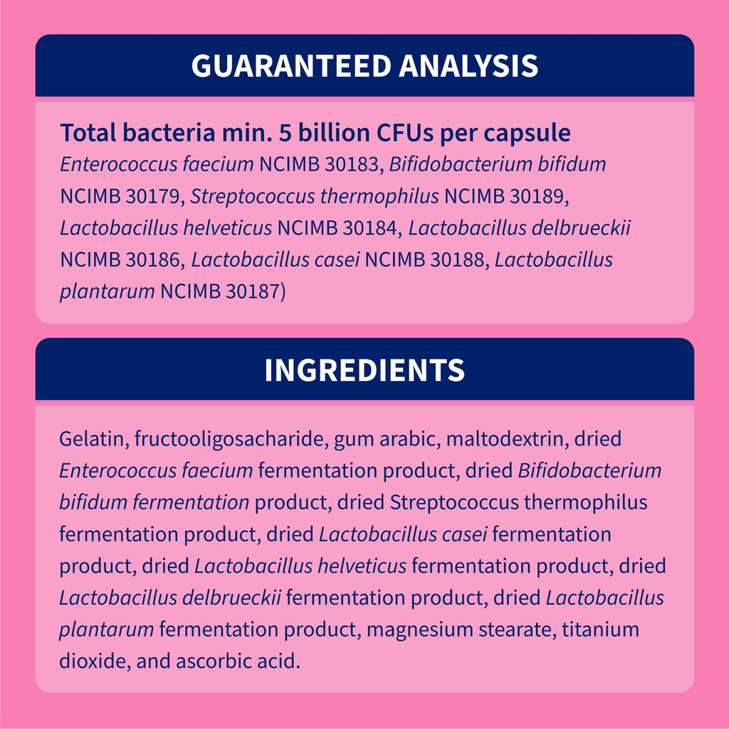 Multi-Strain Probiotic Capsules for Dogs & Cats – 30ct