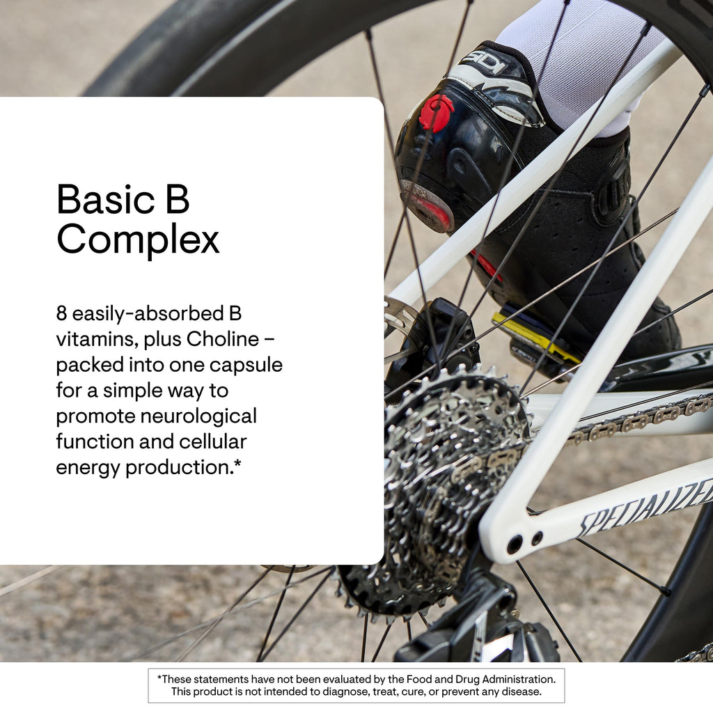 B-Complex with Choline – Energy & Brain Support, 60 Caps