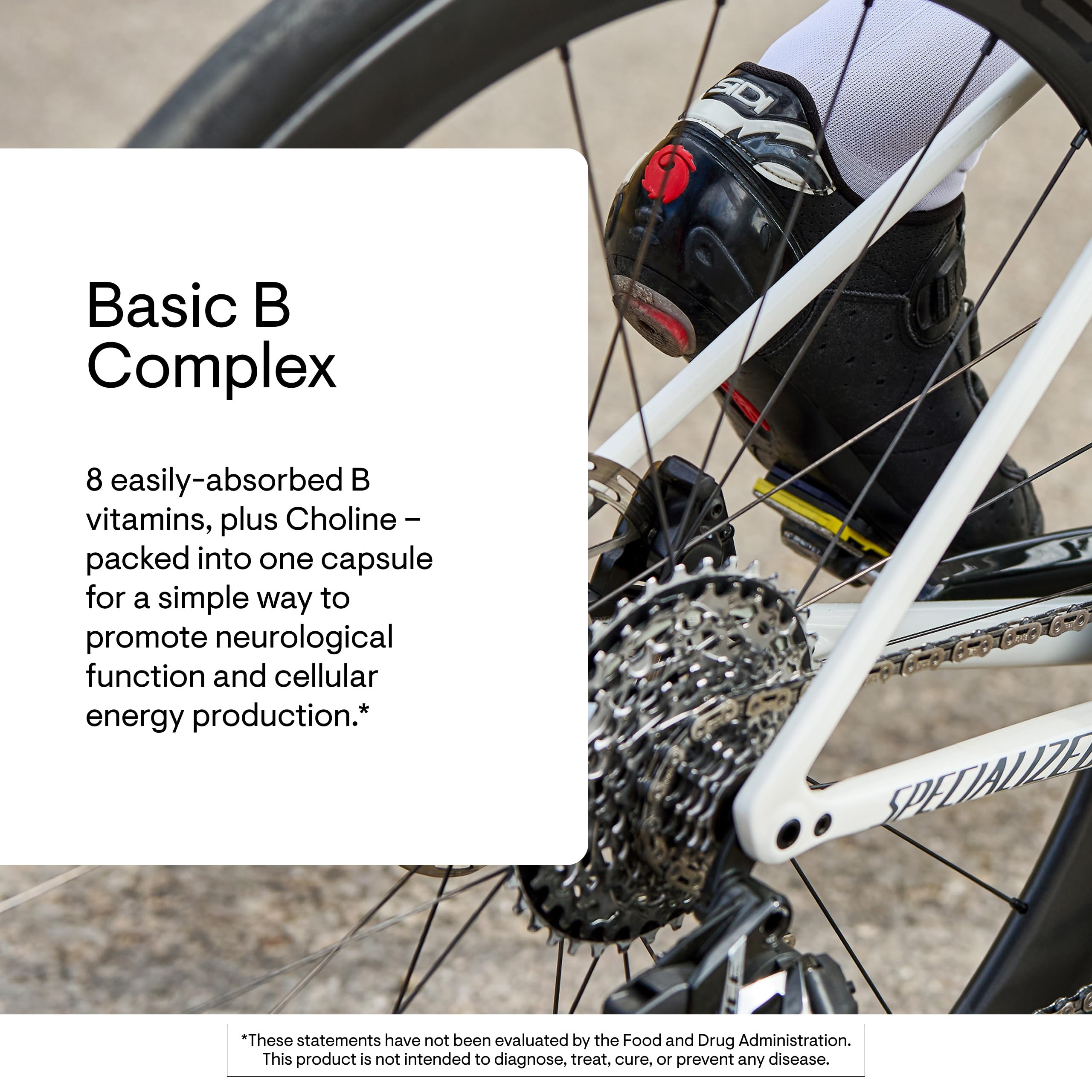 B-Complex with Choline – Energy & Brain Support, 60 Caps