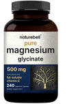 Magnesium Glycinate 500mg – High Absorption, 240 Capsules