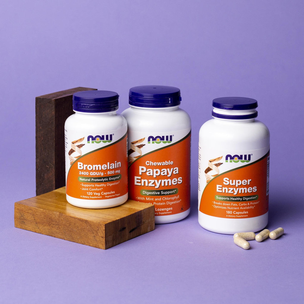 Super Digestive Enzymes with Bromelain & Papain – 180 Capsules