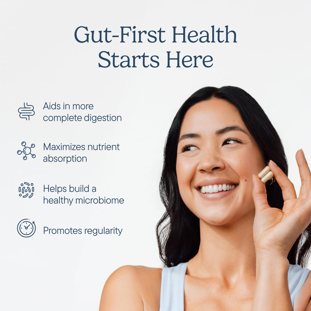 Digestive Enzymes with Probiotics – Gut & Bloating Relief, 180 Caps