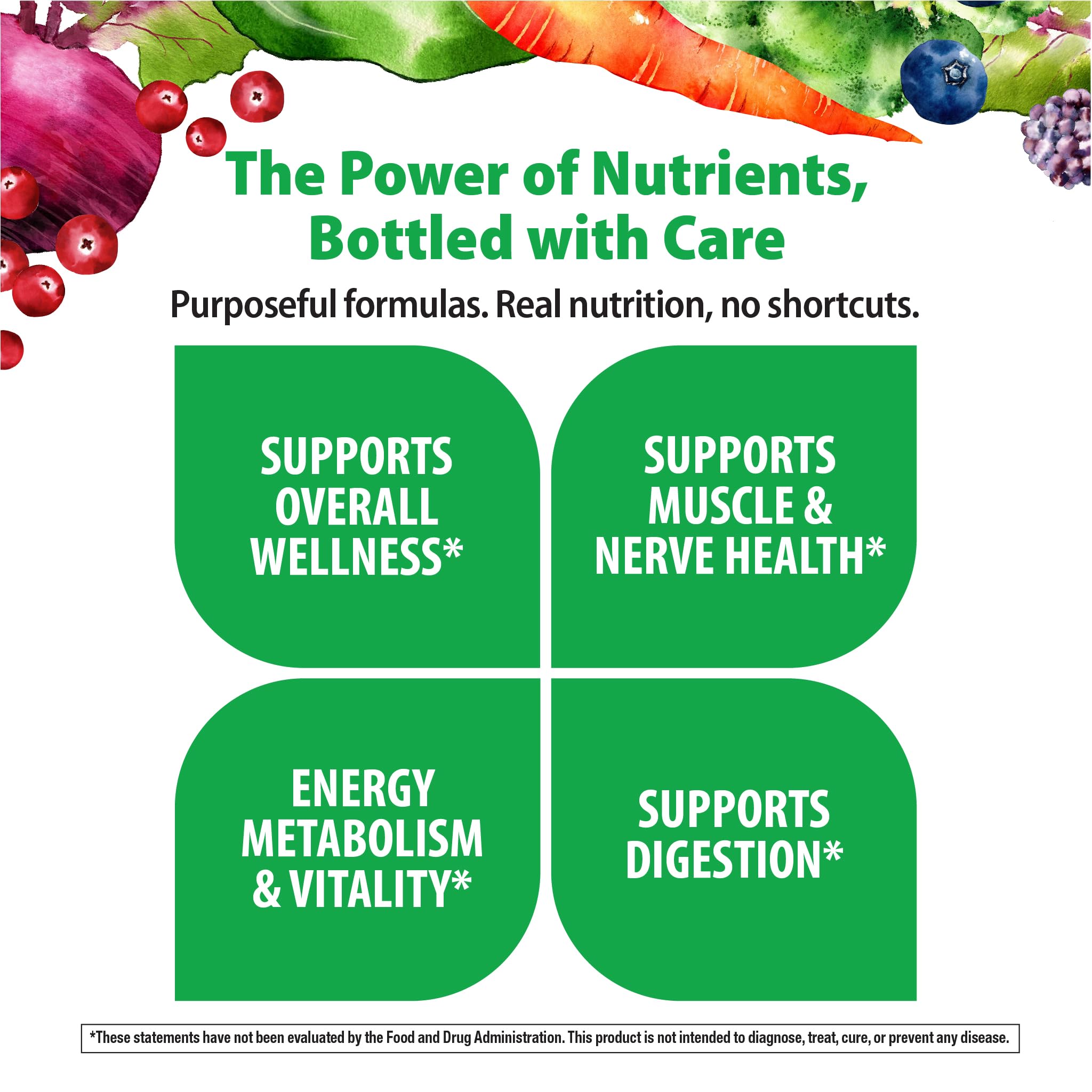 Men's Daily Multivitamin – Vitamins C, D & Zinc, Probiotics, Energy & Immune, 150 Caplets
