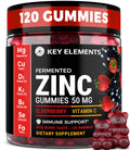 Zinc 50mg Immune Support Gummies with Elderberry & Vitamin C – 120