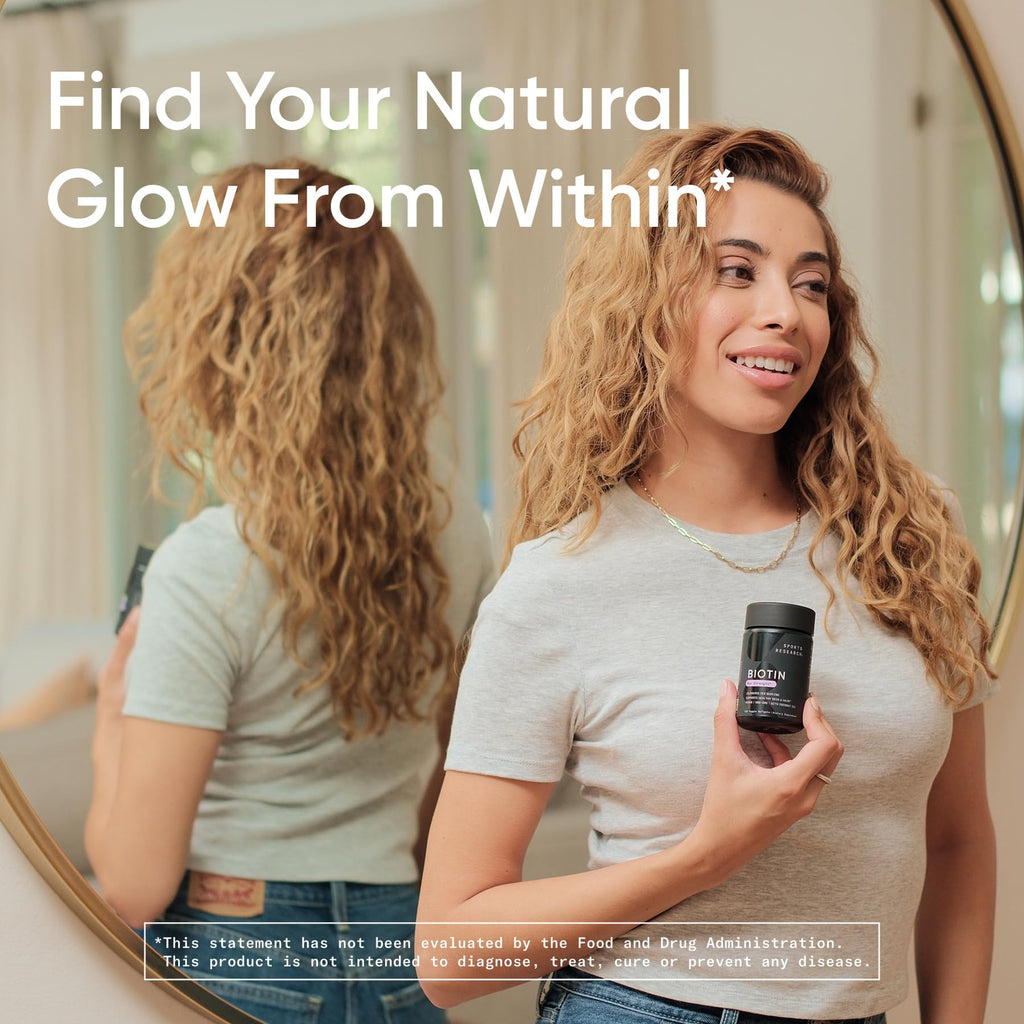 Biotin 10000mcg Hair Skin Support 120 Softgels