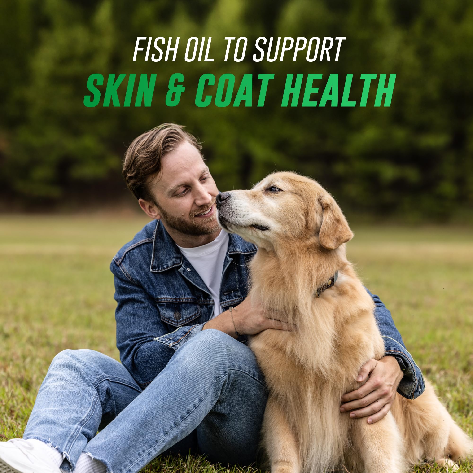 Omega-3 Fish Oil Liquid for Dogs – Skin, Coat & Joint Support 16oz