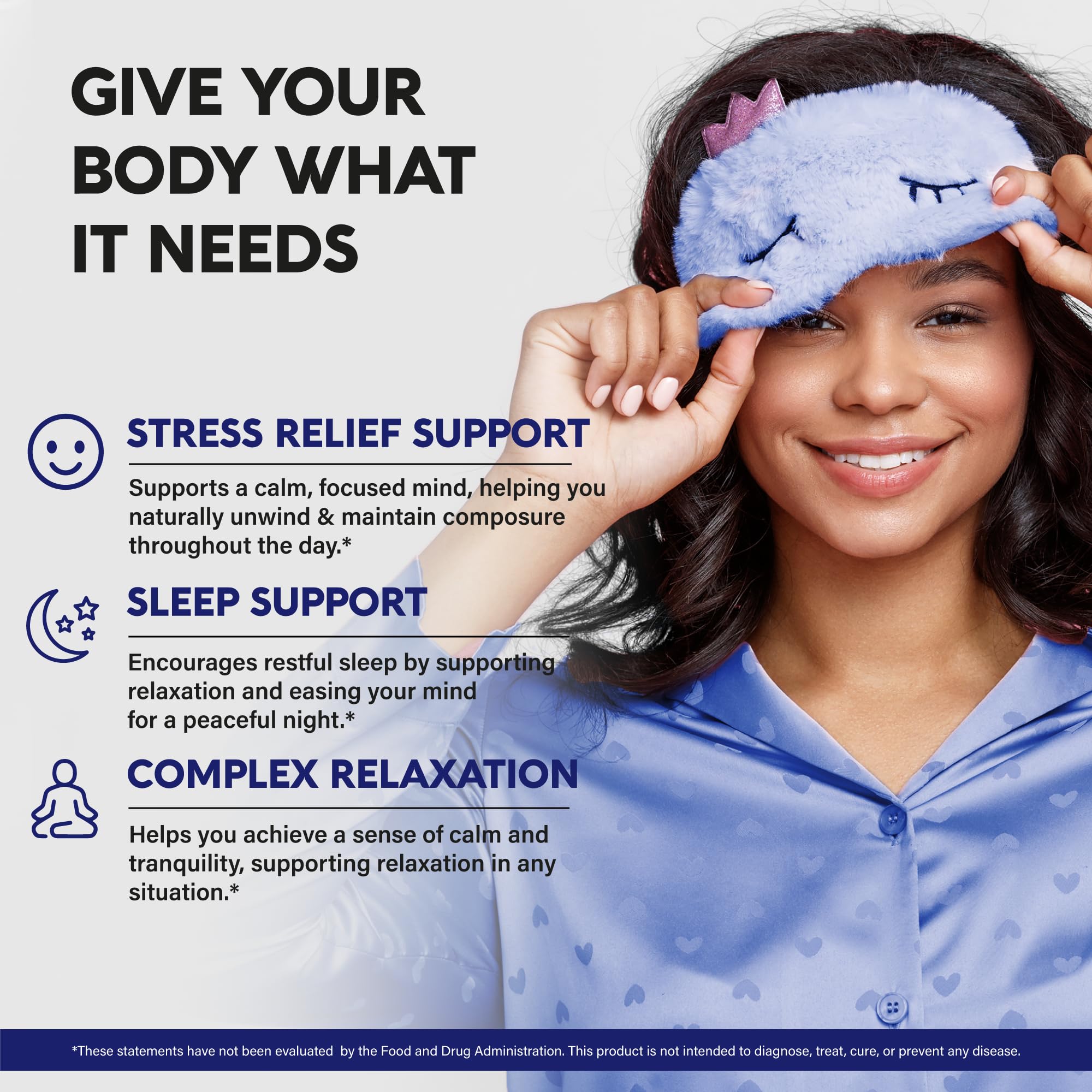 L-Theanine 400mg – Stress Relief & Sleep Support, 120 Capsules