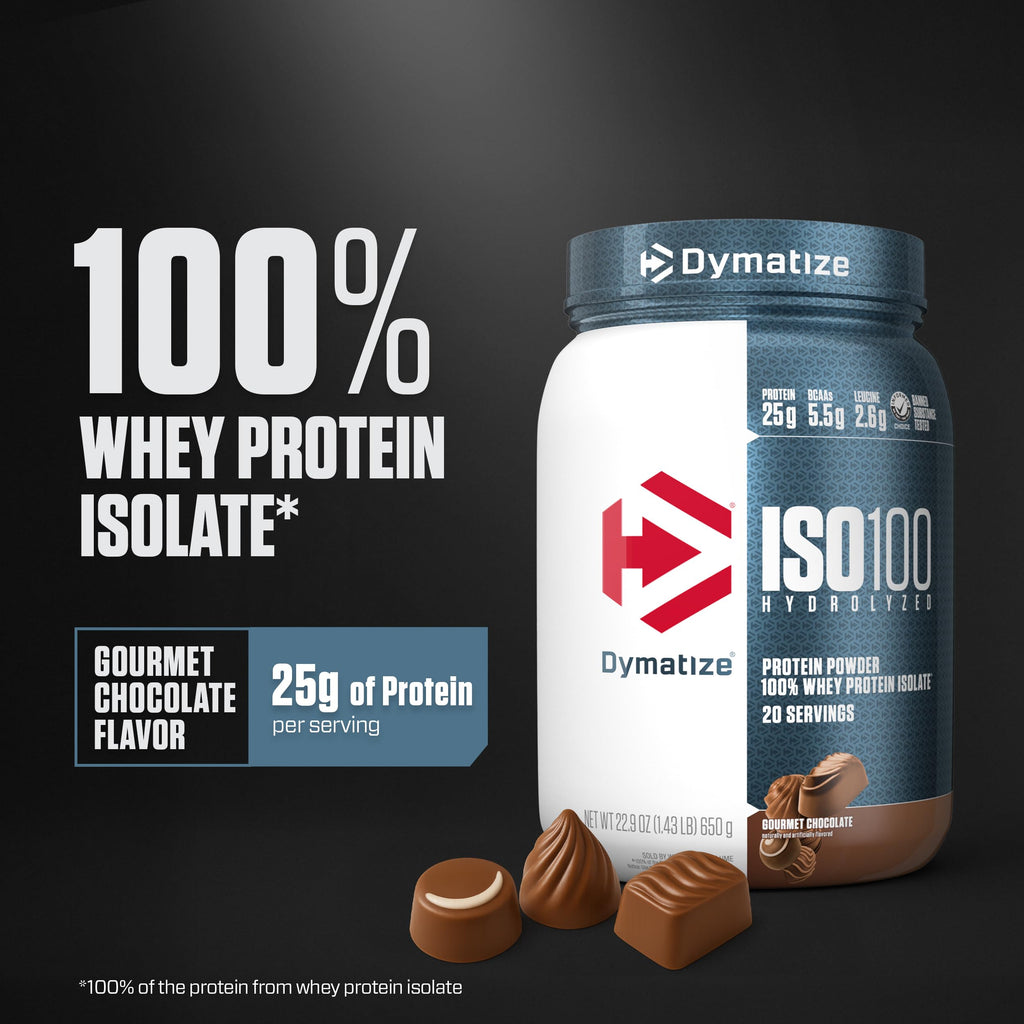 Whey Protein Isolate Chocolate 25g Protein Low Carb 20 Servings