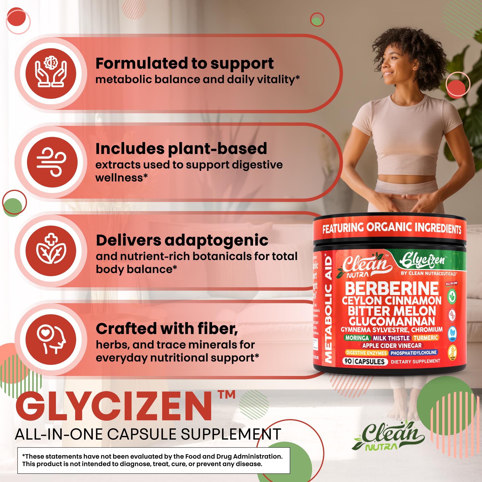 Berberine & Cinnamon Complex – Metabolism & Blood Sugar Support
